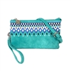 Sydney Love Embroidered Faux Leather 3 Way Crossbody, Turquoise