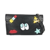 Circus by Sam Edelman Jayden Iconic Pictogram Patch Shoulder Bag, Black