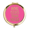 More Issues Than Vogue Round Mirror Compact