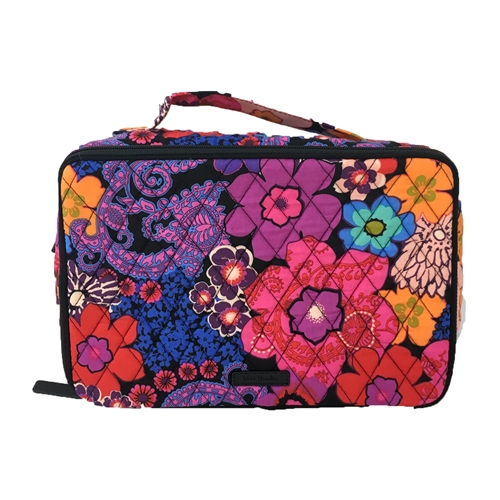 Vera Bradley Large Blush and Brush Makeup Case