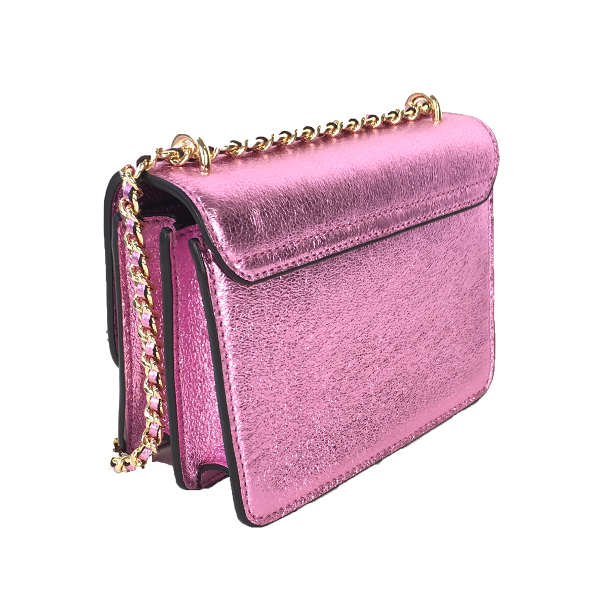 Pink Tory Burch deals Crinkle Mettalic Wallet