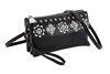 Sydney Love Embroidered Faux Leather Multi Way Crossbody, Black /White