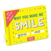 Knock Knock Why You Make Me Smile Custom Fill In Mini Booklet | Perfect Gift for Any Occasion