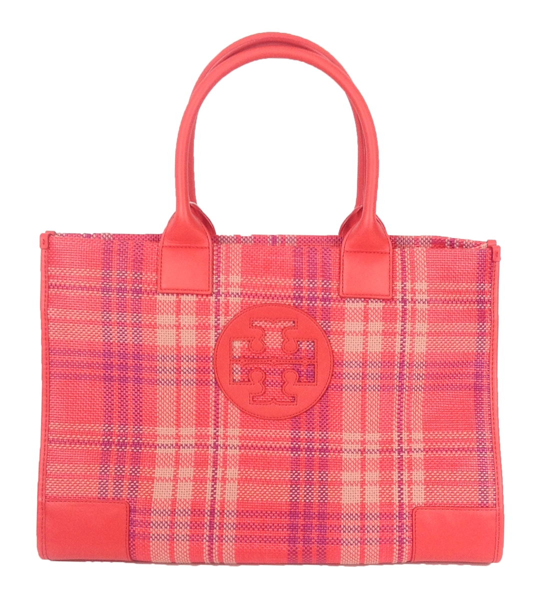 Tory Burch Ella Floral Polka-dot Printed Shopper Tote Bag In Red Retro