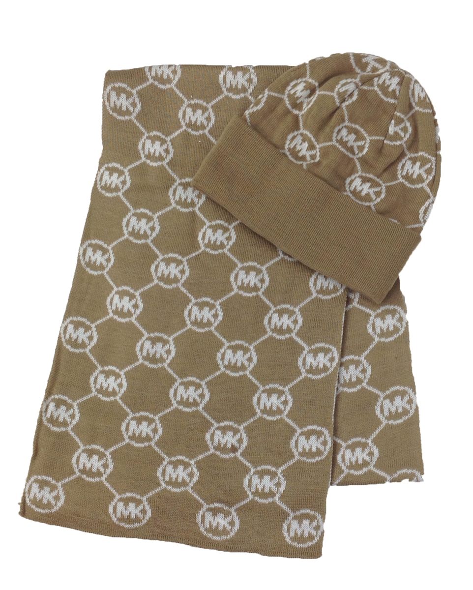 Michael kors scarf and beanie online