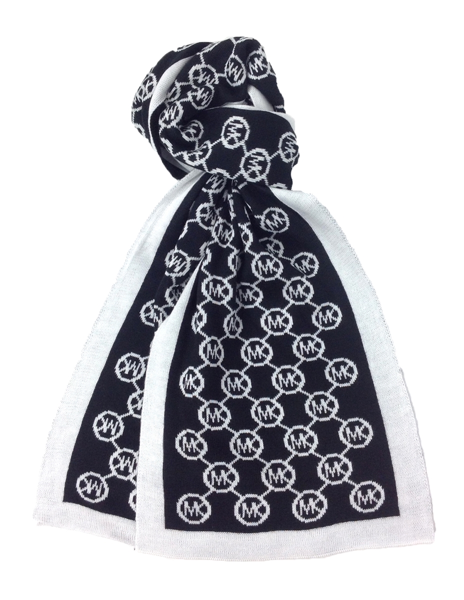 Mk logo shop scarf