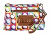 Sydney Lov Multi Synthetic Leather Sydney Lov Multi Synthetic Leather Sydney Love Sport 'On the Ball' Cosmetic Wristlet w Golf Tee Holder, Multi - Perfect for travel or daily use, keeps your essentials organized