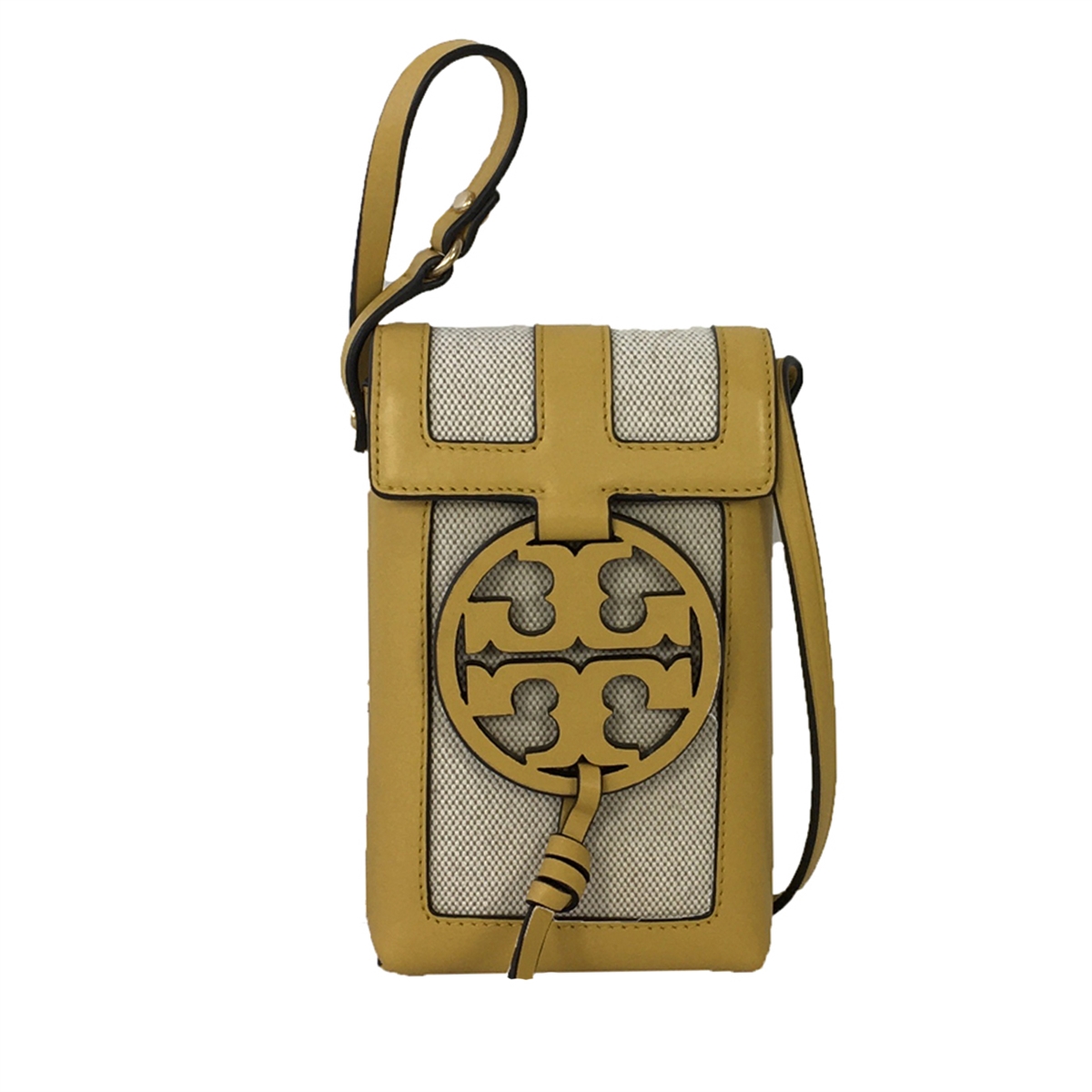 Shop Tory Burch Miller Leather Phone Crossbody Bag