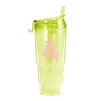 TOOT Oh La La BPA Free Duel Wall Acrylic Tumbler Water Bottle 16 oz, Citron