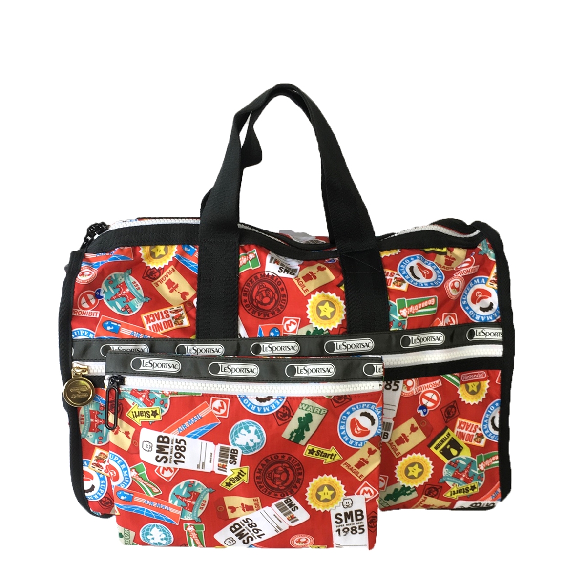 LeSportsac x Nintendo Super Mario Hailey Tote Shoulder Bag, Mario Travel