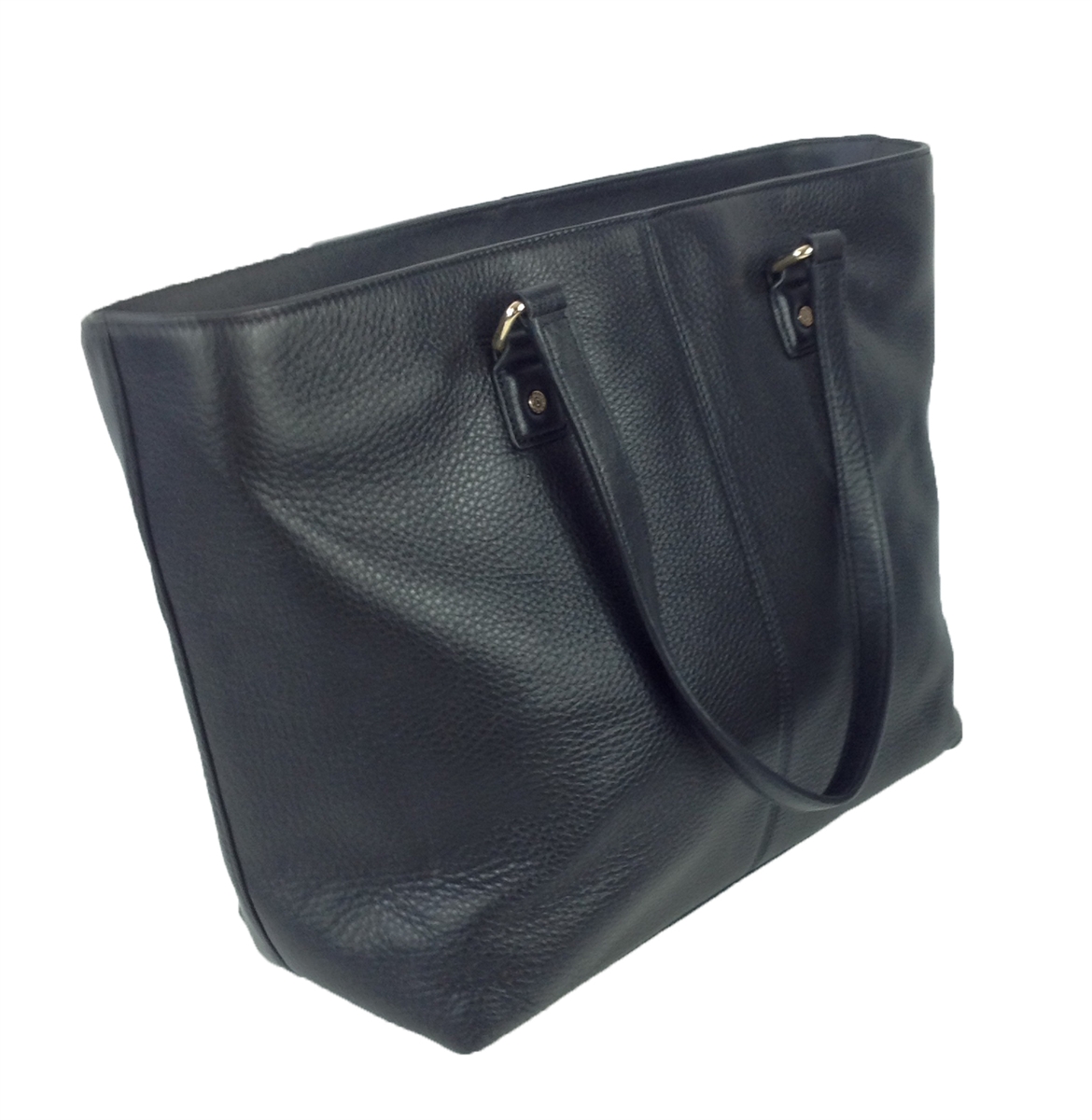 $348 DKNY Leather Sling Backpack Ego Bucket Bag Shoulder Purse Sac Black  Oxide