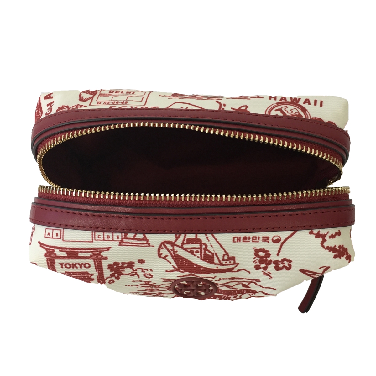 Tory Burch Red Cosmetic Bags