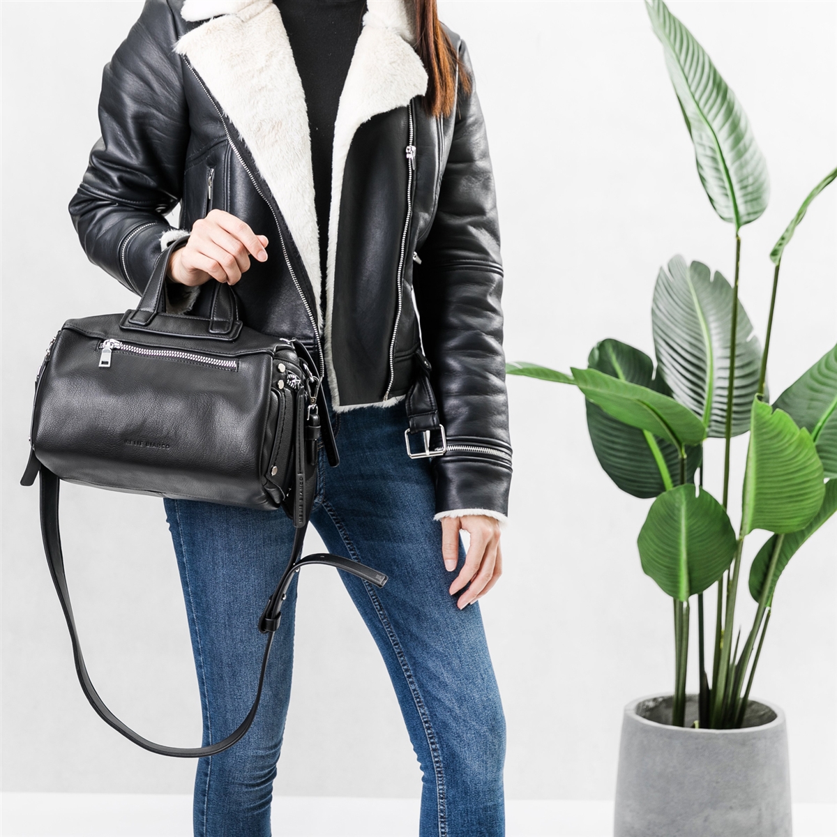 Ebano Vegan Leather Bag Sienna