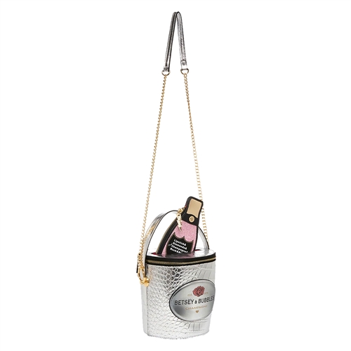 Betsy Johnson Champagne Bottle high quality Purse