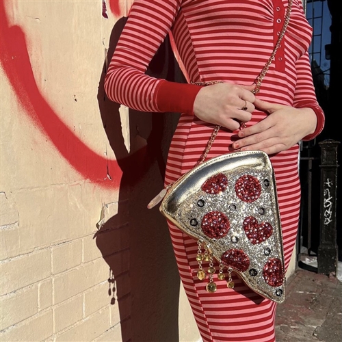 Betsey johnson 2025 pizza purse