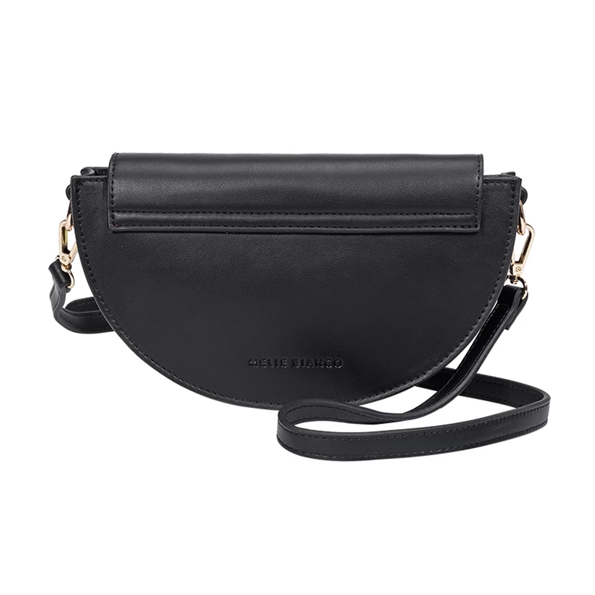 Meli Melo Gold-Toned Leather Crossbody Bag - Black Crossbody Bags, Handbags  - WMI20683