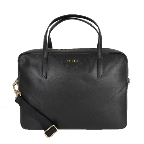 Candy bag leather handbag Furla Black in Leather - 34640088