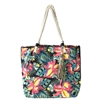 Magid Tropical Floral Print Large Market Tote Beach Bag, Multi - Spacious Beach Bag for Sun and Sand