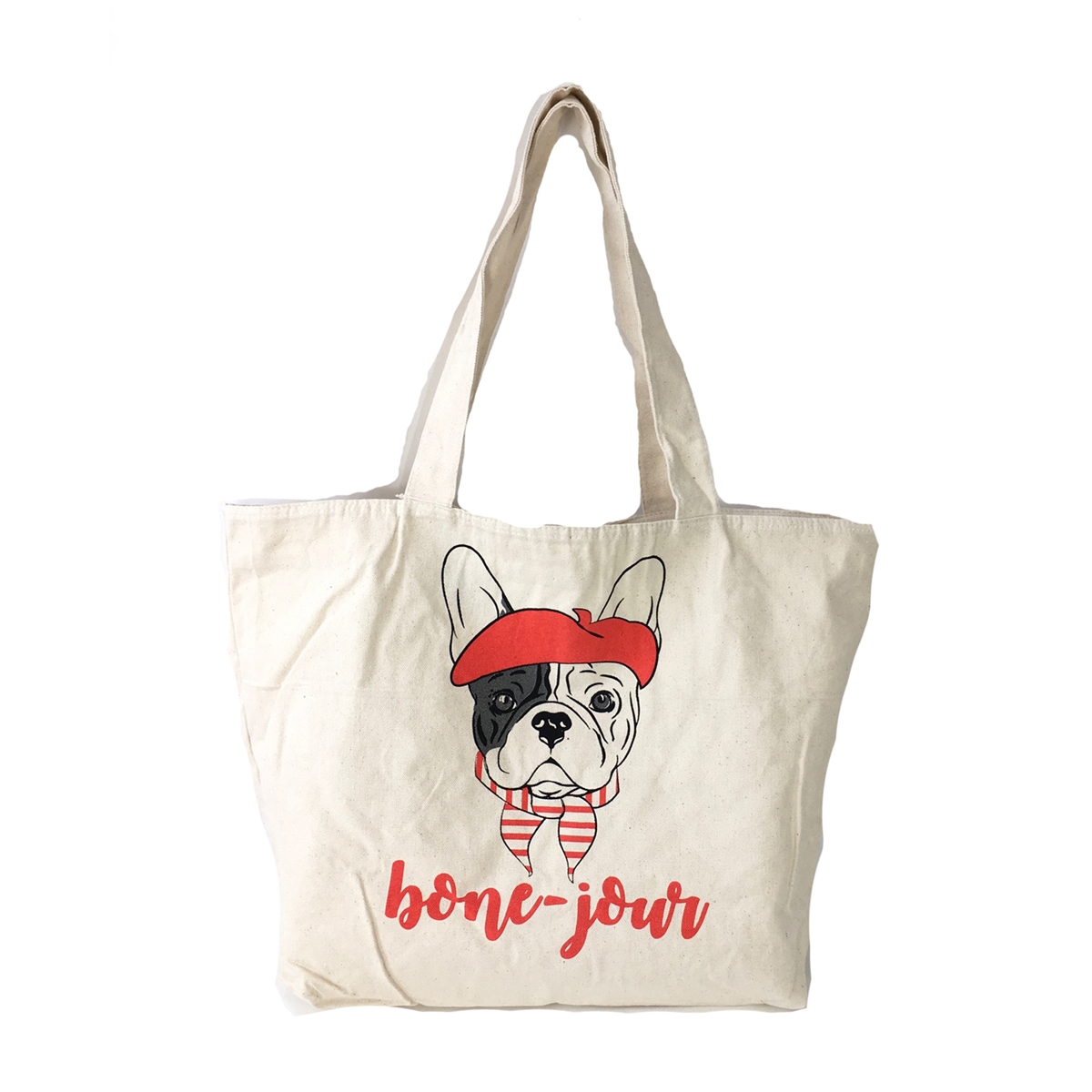 French minority Faure Le page tote bag shopping bag dog tooth