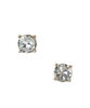 Jewelry Collection Sparkler' Clear Round Gumdrop Studs Earrings