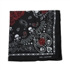 Skull Rose Paisley Print Bandana Headband Scarf Face Covering