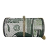 Fashion Culture Money Roll Crystal Novelty Crossbody Bag, Green Multi