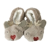 Glitter Reindeer Doe Fuzzy Fleece Lined Slipper Socks