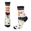 Kitsch Retro Bubble Gum Crew Socks