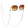 Fashion Culture Colorful Crystal Sunglasses Chain Strap