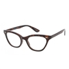 Highbrow Small Horn-Rimmed Clear UV400 Lens Glasses