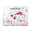 Inklings Official Confettigram Blank Greeting Card, Kisses & Hearts - White/red Stationary