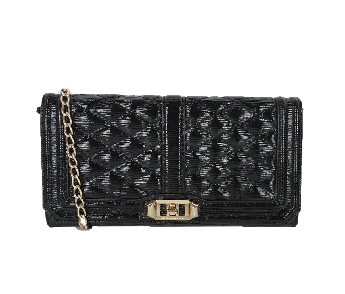 Popular Rebecca Minkoff black patent crossbody