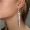 GiGi Linear Crystal Drop Statement Earrings, Gold