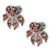 Bahiya Crystal Cluster Statement Earrings, Multi