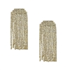 Jewelry Collection Lana Crystal Fringe Linear Drop Earrings, Gold