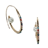 Brillant Sparkler Patti Spiral Threader Earrings, Multi