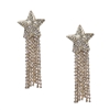 Capella Shooting Star Crystal Statement Drop Earrings, Gold