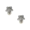 Jewelry Collection Bea Crystal Cluster Simulated Pearl Stud Earrings