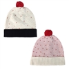 Kate Spade Cupcake Pom Pom Knit Beanie Hat