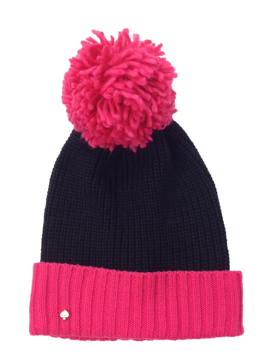 Kate offers spade colorblock beanie mitten