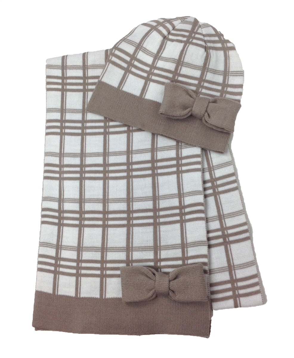 Kate Spade hotsell Cream Bow scarf and texting mittens set