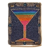 Mary Frances Rainbow Martini Cocktail Beaded Mini Crossbody, Multi