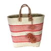 Mar Y Sol Caracas Striped Market Tote Bag Pom Pom