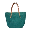 Mar Y Sol Portland Crocheted Raffia Carryall Tote Bag