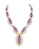 Amrita Singh Camella Shells Necklace, Violet