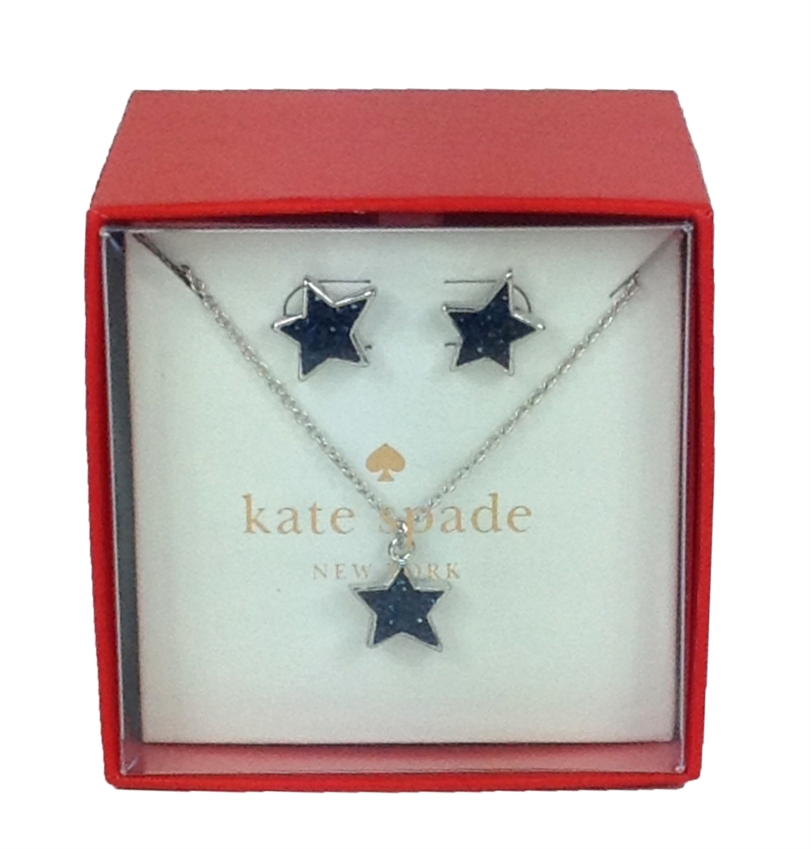 Kate spade earrings hot sale and necklace set