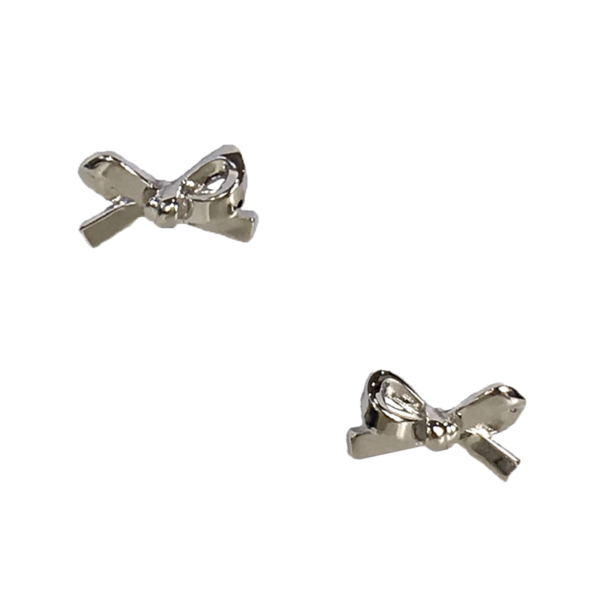 Kate spade deals silver bow earrings