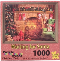 Christmas Series Waiting for Santa 1000 Pc Jigsaw Puzzle