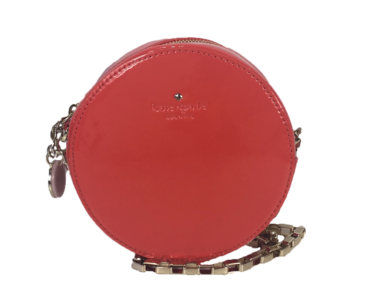 Kate Spade Get Out Of Town Dot Circle Crossbody Maraschino