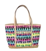 Kate Spade Capri Espadrille Francis Tote, Geo Geometric Multi